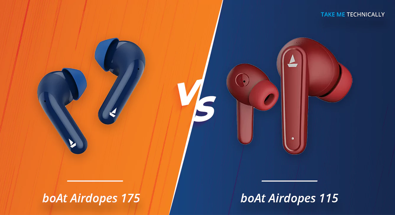 boAt Airdopes 115 Vs boAt Airdopes 175 Earbuds Full Specification Comparison