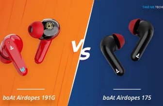 boAt Airdopes 191G Vs boAt Airdopes 175 Earbuds Full Specification Comparison