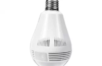 FINICKY-WORLD 360 Degree Wireless Panoramic Bulb 360° IP Camera with Night Vision