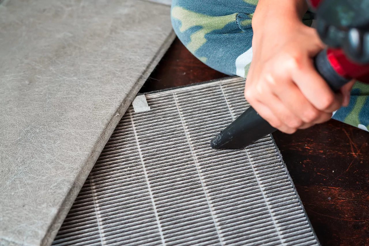 Cleaning the Air Purifier Filter