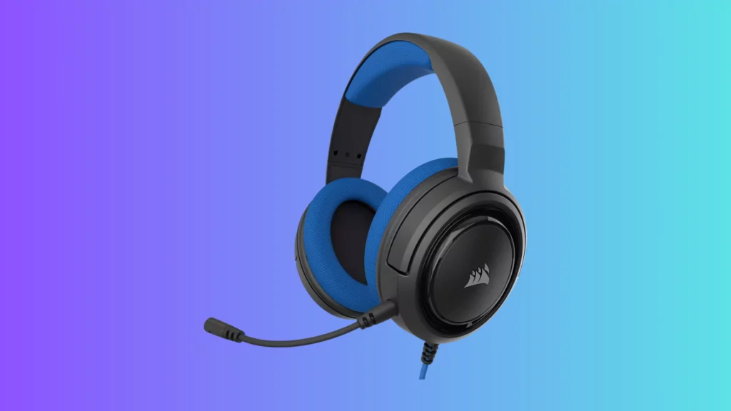 Corsair Hs35 Stereo Gaming Wired Over Ear Headphones with Mic Designed for Pc and Mobile