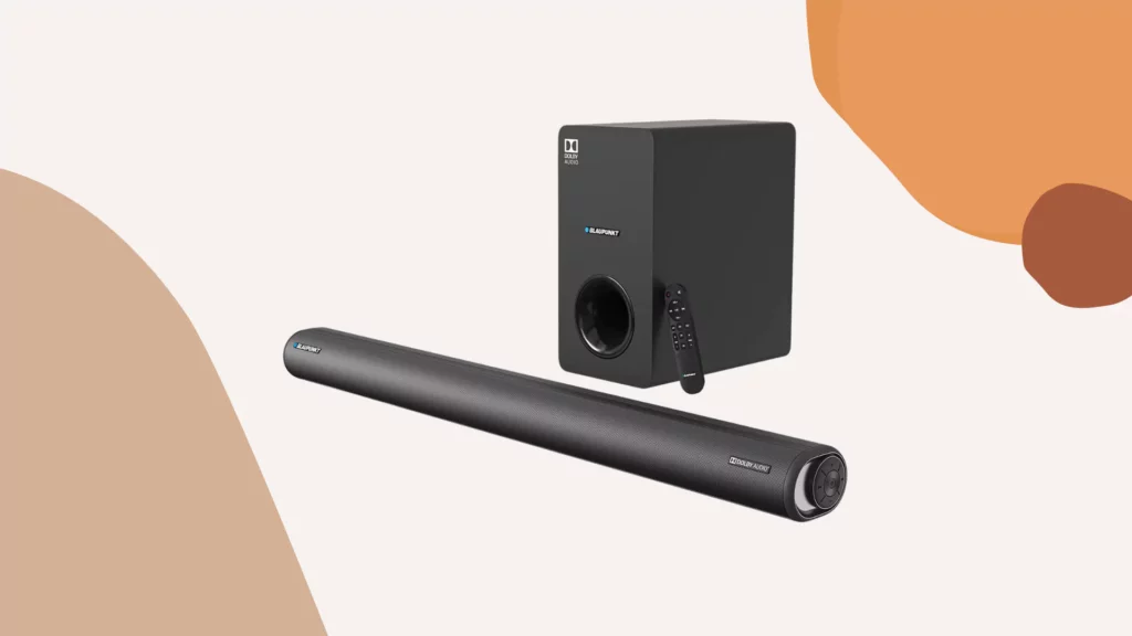 Blaupunkt SBWL100 Dolby Audio Soundbar with 8 INCH Wireless Subwoofer I HDMI ARC, Bluetooth & Optical Connectivity (220W) I 2.1 Channel Home Theatre with Remote