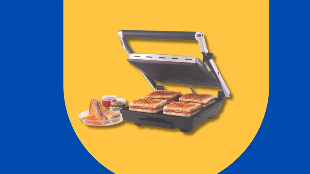 Borosil Super Jumbo 2000-Watt Grill Sandwich Maker