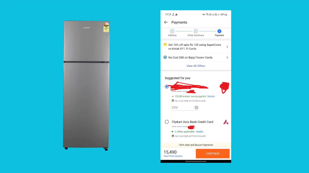 Flipkart Offers Candy 240L Double Door Refrigerator at a Discounted Price with HDFC Credit Card