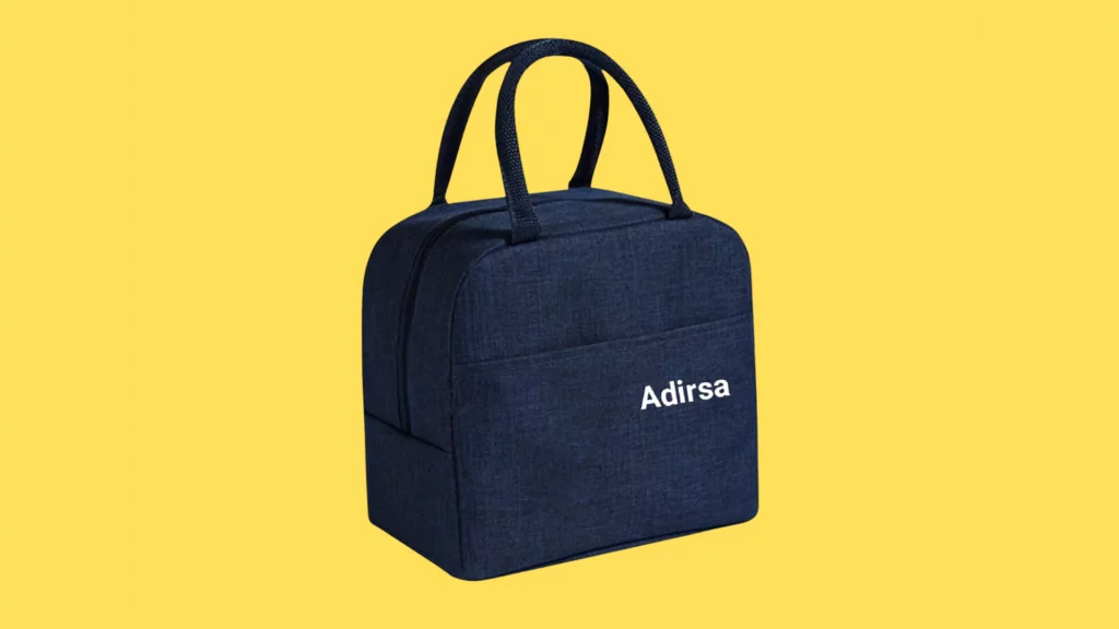 ADIRSA LB3003 Navy Blue Insulated Lunch Bag/Tiffin Bag / Lunch Boxes