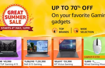 Amazon Great Summer Sale 2023: Offers Up to 70% Off on Gaming Laptops and Gadgets