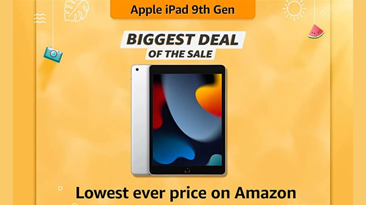 Apple 2021 10.2-inch iPad (Wi-Fi, 64GB) (9th Generation) - Best Deal on Amazon Summer Sale
