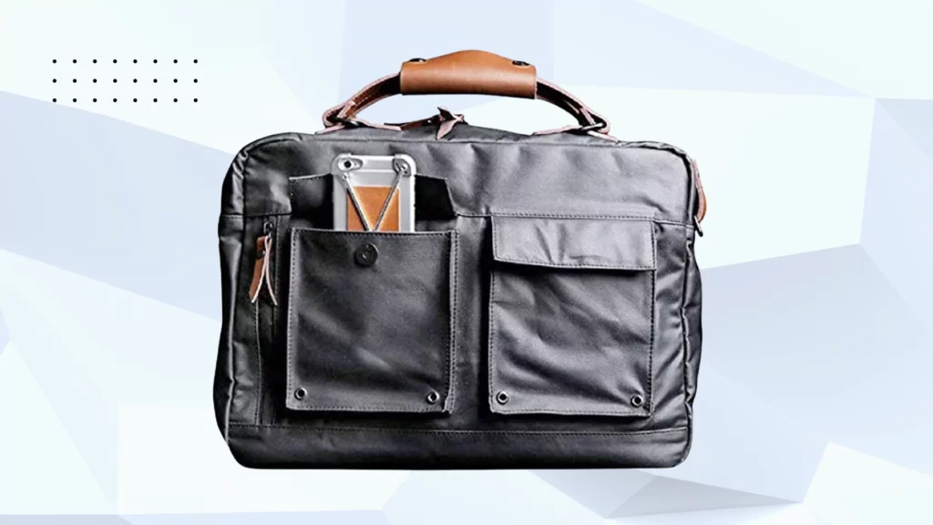 Contacts Canvas Splash-Proof Laptop Messenger Bag