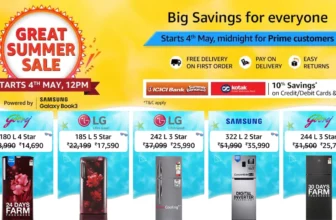 Great Summer Sale 2023: Top 10 Deals on Refrigerators