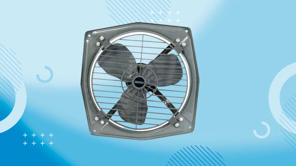 USHA Aeroclean 230MM Goodbye Oil and Dust Metal Exhaust Fan for Kitchen
