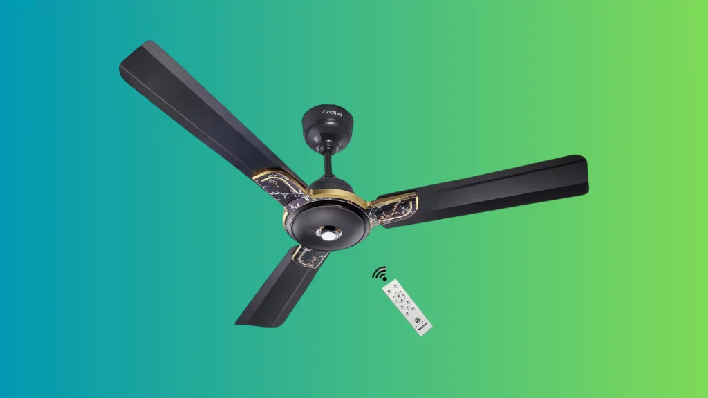 ACTIVA Energia Premium 1200 MM (28 Watts) BLDC Motor Fan With LED Light |Remote| 3 Blade Energy Saving Ceiling Fan With 5 Year Warranty