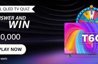Amazon TCL QLED TV Quiz: Win Rs 10,000 Pay Balance