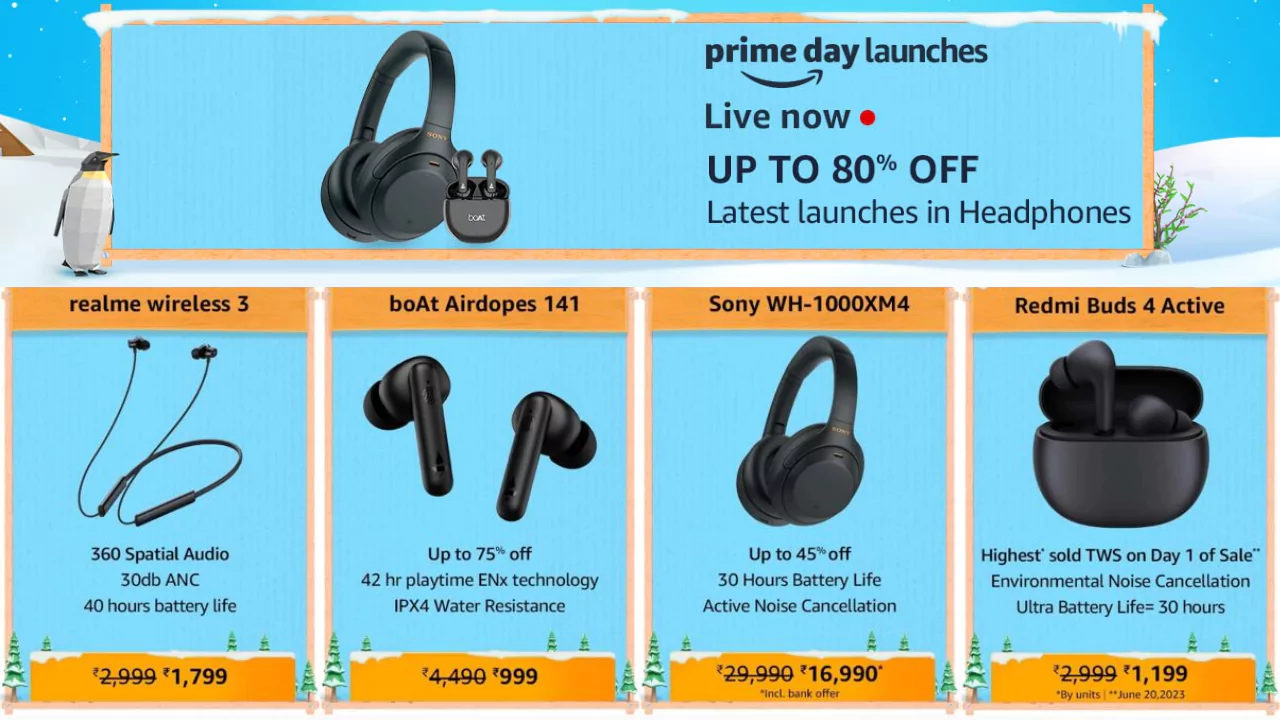 Amazon Prime Day Sale: Unbeatable Deals on Headphones