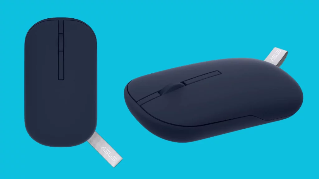 ASUS MD100 Marshmallow/Silent, Adj. DPI, Multi-Mode, with Solar Cover Wireless Optical Mouse