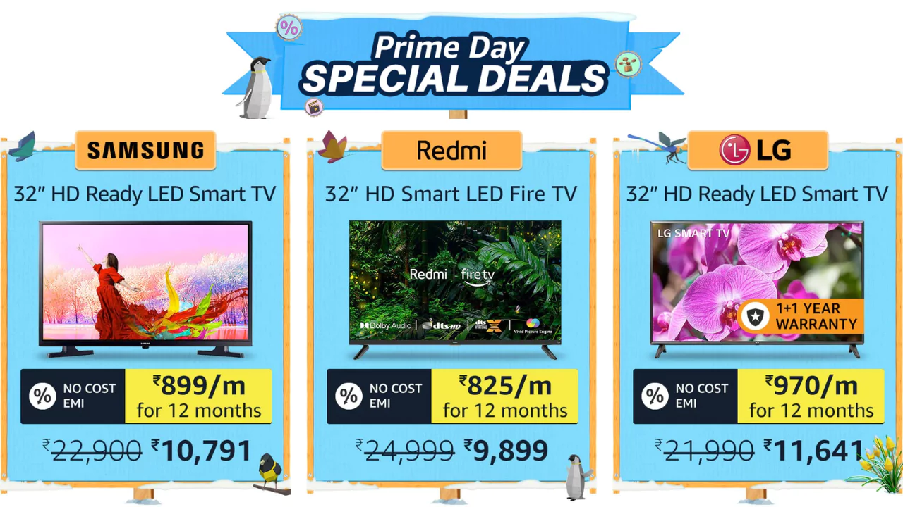 Best Ever Low Price: 32-Inch Smart TVs in Amazon Prime Day Sale