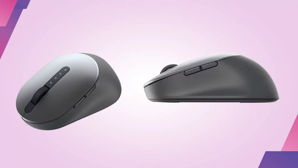 Dell MS5320W Triple Connectivity Wireless Mouse (Dual Bluetooth & Wireless), 7 Buttons & Programmable Functions, Comfortable for Long Working