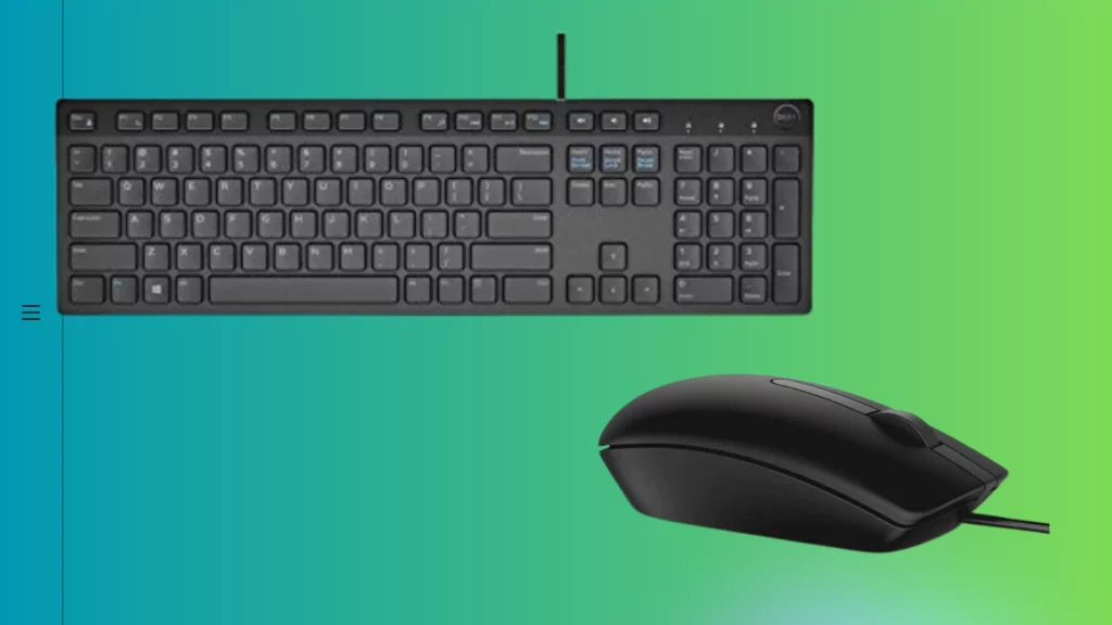 Dell USB Wired Keyboard and Mouse Set KB216+MS116