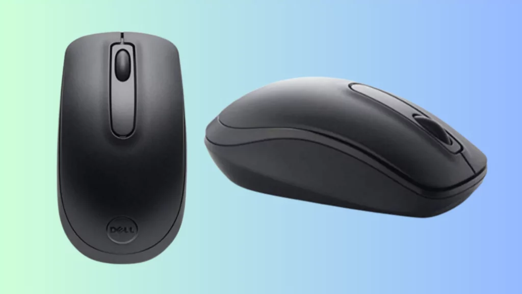 Dell WM118 Wireless Mouse, 2.4 Ghz with USB Nano Receiver, Optical Tracking, 12-Months Battery Life, Ambidextrous