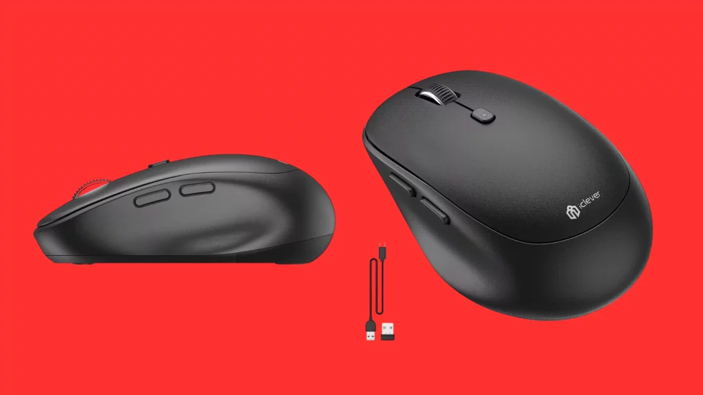 iClever Bluetooth Mouse Multi-Device Silent Mouse