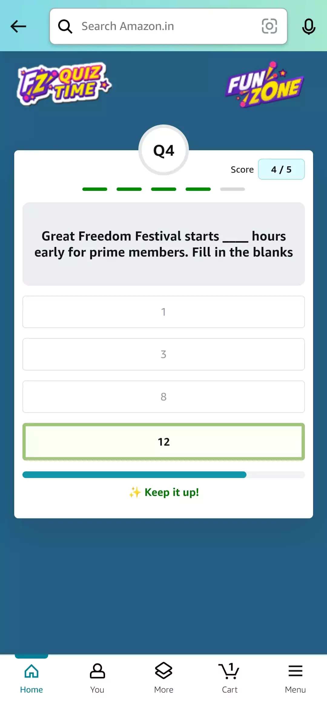 Amazon Independence Day Quiz Answer 4