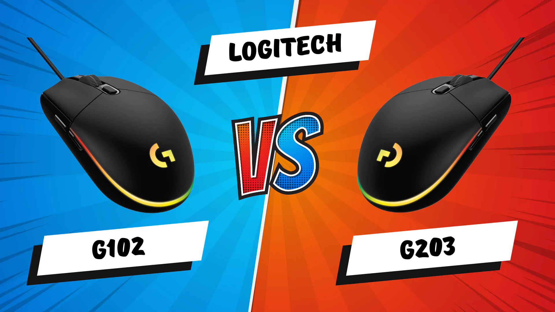 Logitech G102 vs. G203 - Determining the Ultimate Champion