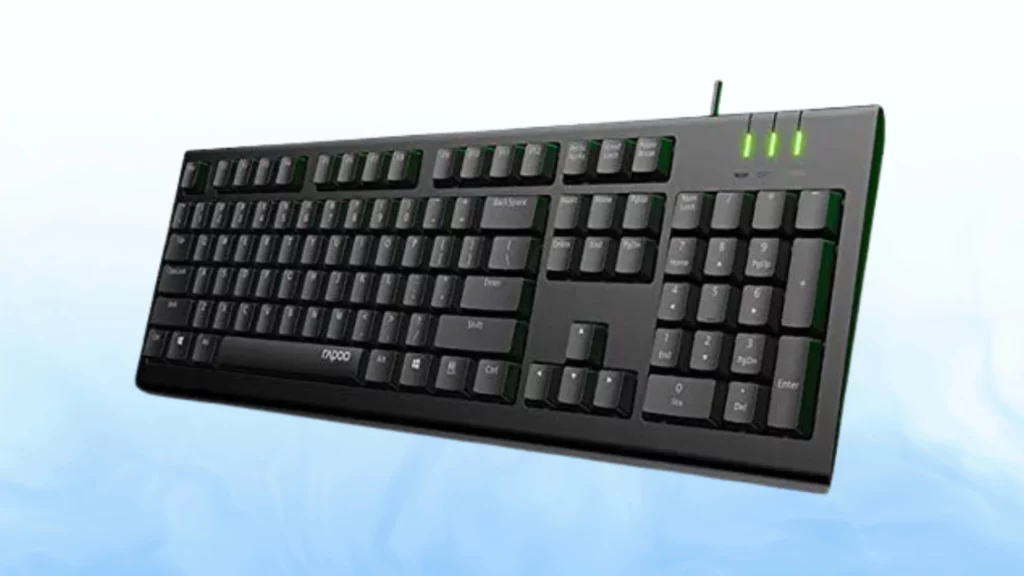Rapoo NK1800 Spill Resistance Wired USB Keyboard