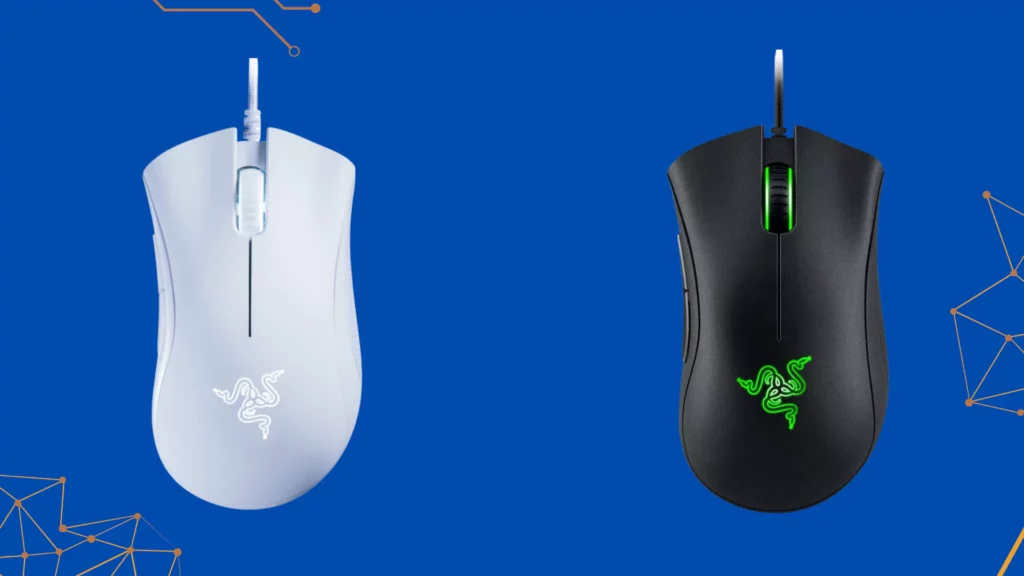 Razer DeathAdder Essential White Edition - 6400 DPI Ergonomic Wired Gaming Mouse - RZ01-03850200-R3M1