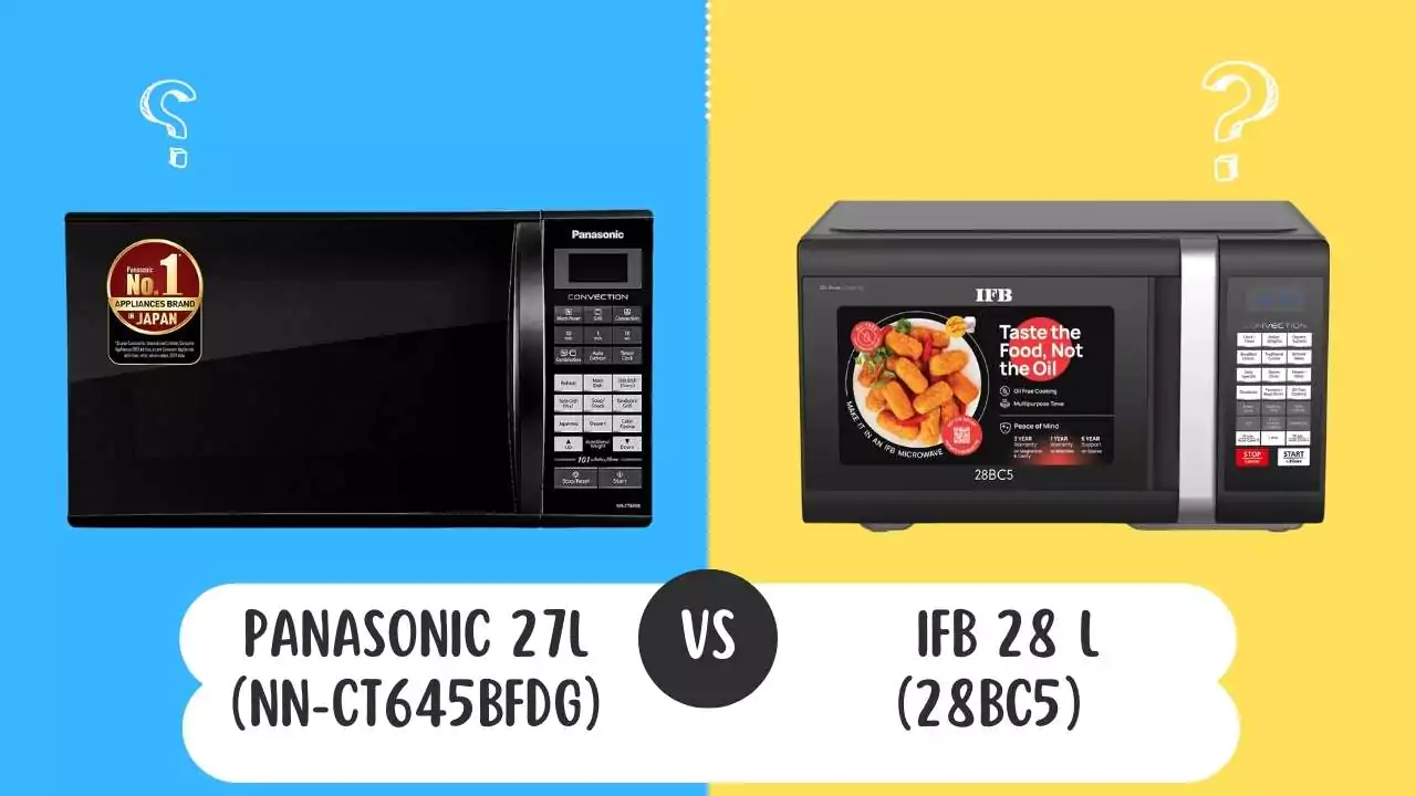 Panasonic 27L (NNCT645BFDG) Vs IFB 28 L (28BC5) Convection Microwave