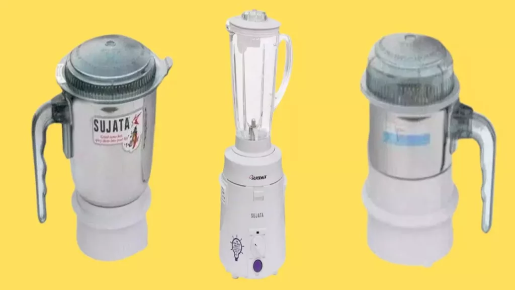 Sujata Supermix, Mixer Grinder, 900 Watts, 3 Jars