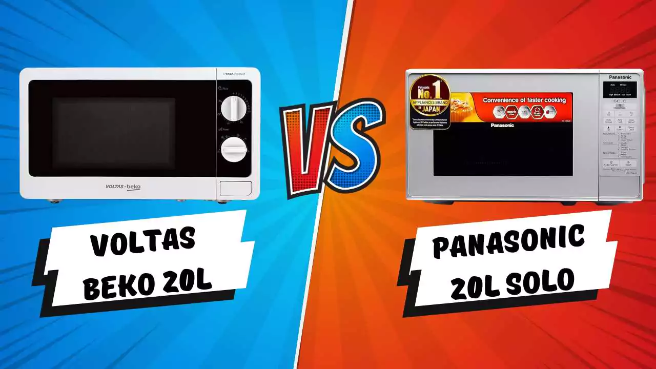 Voltas Beko 20L Vs Panasonic 20L Solo Microwave Oven: Featured Solo Microwave Oven