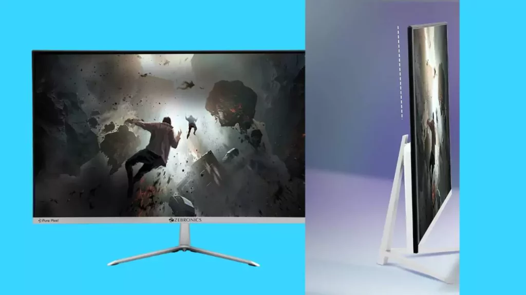 ZEBRONICS 24 Inch Widescreen 1920 X 1080 Pixels LED Monitor, IPS
