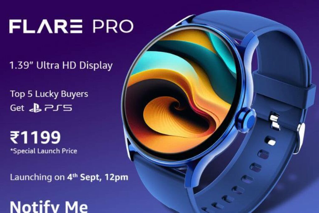 BeatXp Launches BeatXP Flare Pro Smartwatch in India