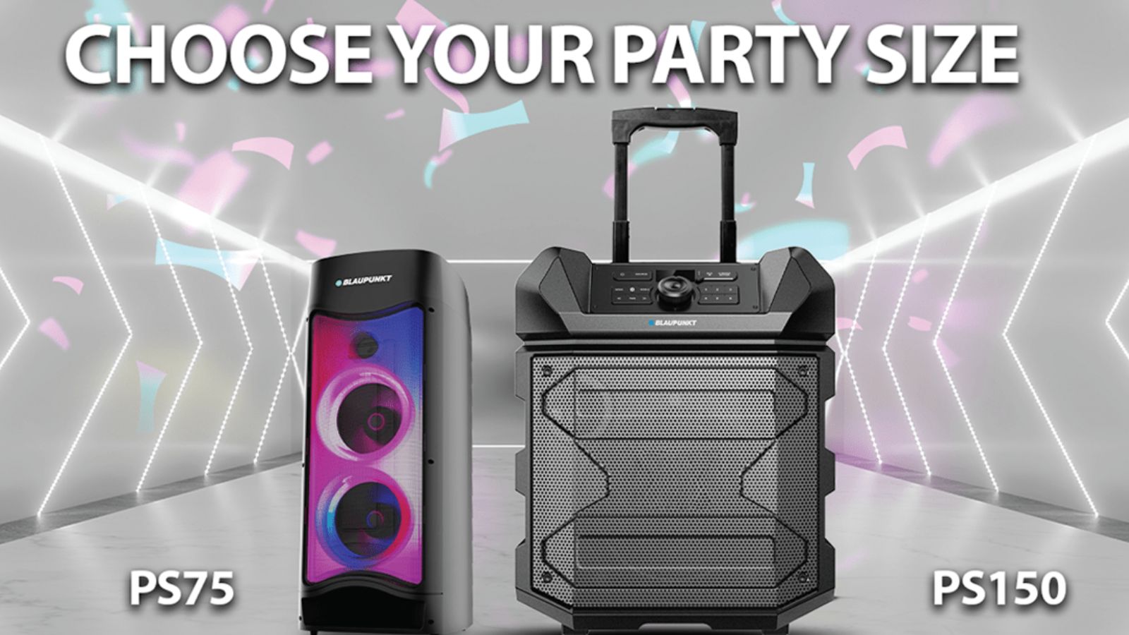 Blaupunkt Party Speaker Series PS150 and PS75 with 150W, 120W Debut in India