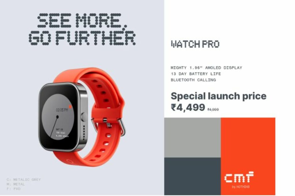 CMF by Nothing Watch Pro Launch in India