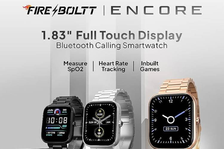 Fire Boltt Encore Smartwatch Launch in India with Spacious Display and Calling Features