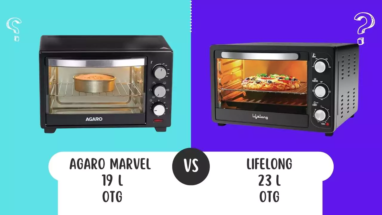 AGARO Marvel 19 L Vs Lifelong 23 Litres OTG Oven