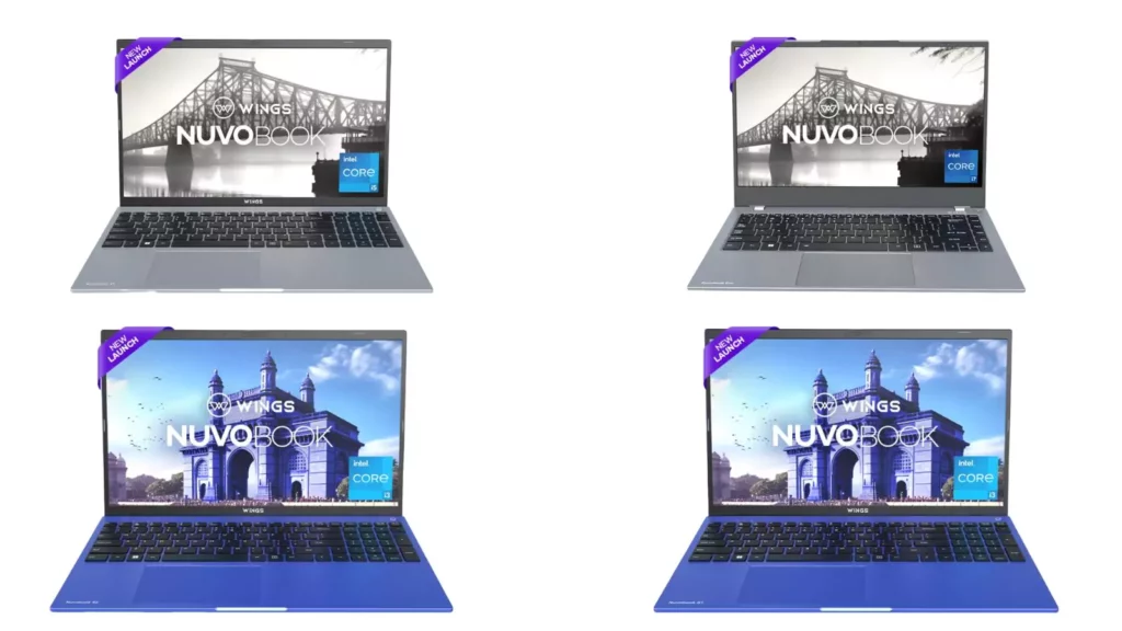 Wings Nuvobook S2, Nuvobook Pro, Nuvobook V1, and Nuvobook S1 Laptop