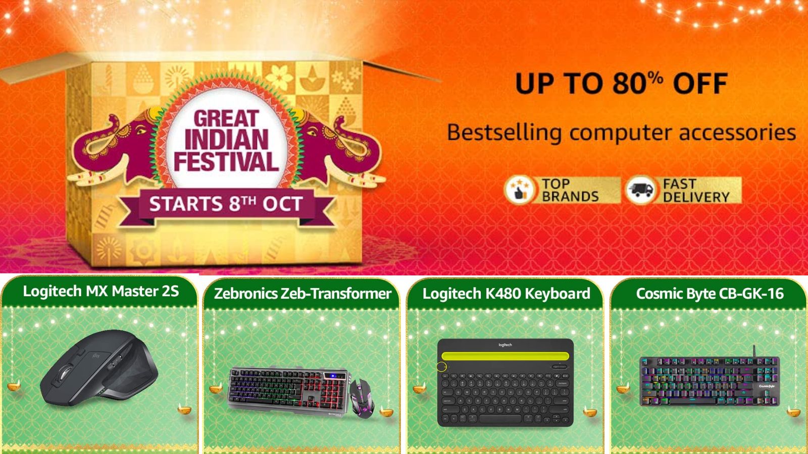 Amazon Great Indian Festival: Best Deals on Mouse and Keyboards
