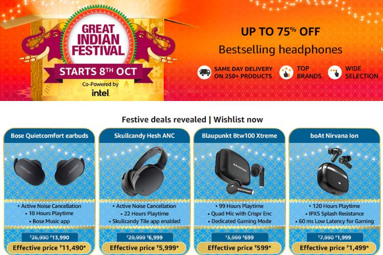 Amazon Great Indian Festival: Unveiling Exclusive Headphone Deals and New Launches