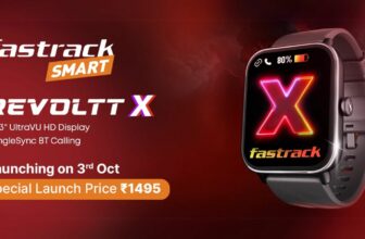 Fastrack Revoltt X Smartwatch with 1.83-inch Display at Rs 1,499 Launches in India