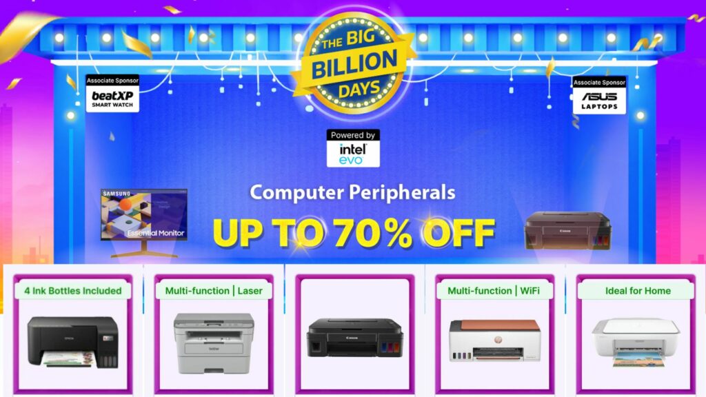 Best Deals on Printers: Flipkart Big Billion Days 2023