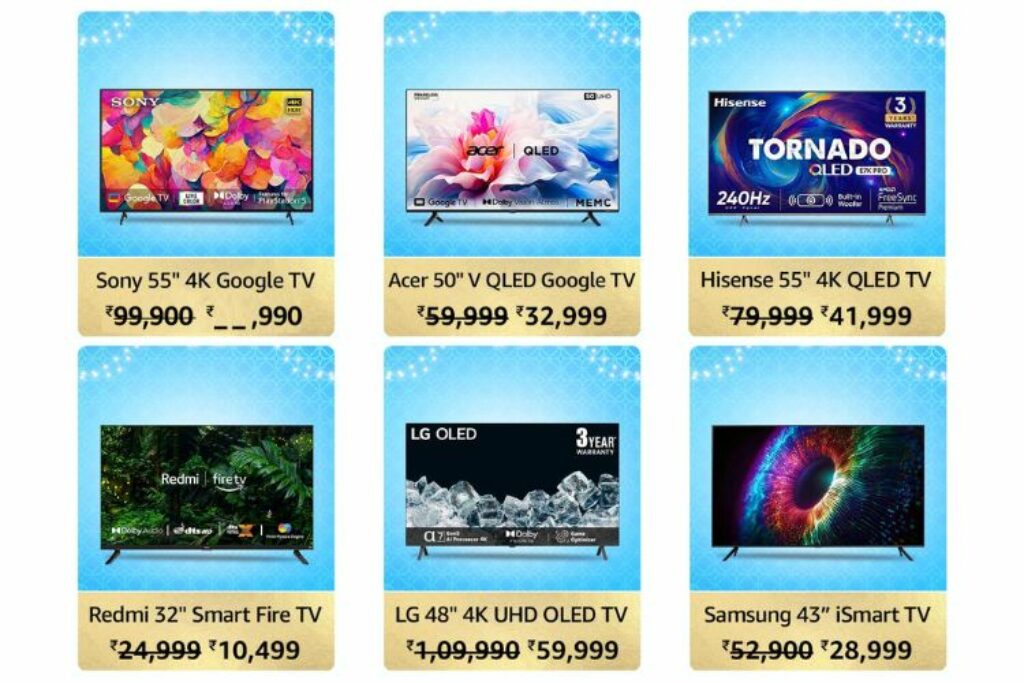 Unmissable Smart TV Deals for Every Budget on Amazon Great Indian Festival