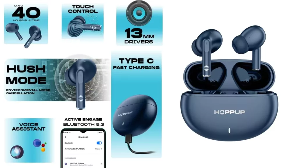 HOPPUP AirDoze Fusion Earbuds Features