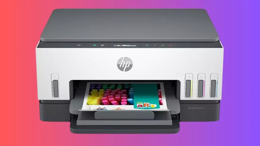HP Smart Tank 670 All-in-One Ink Tank Color Printer, Scanner, Copier