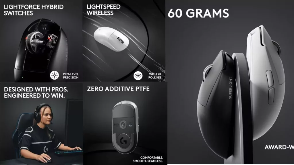 Logitech G PRO X Superlight 2 Features