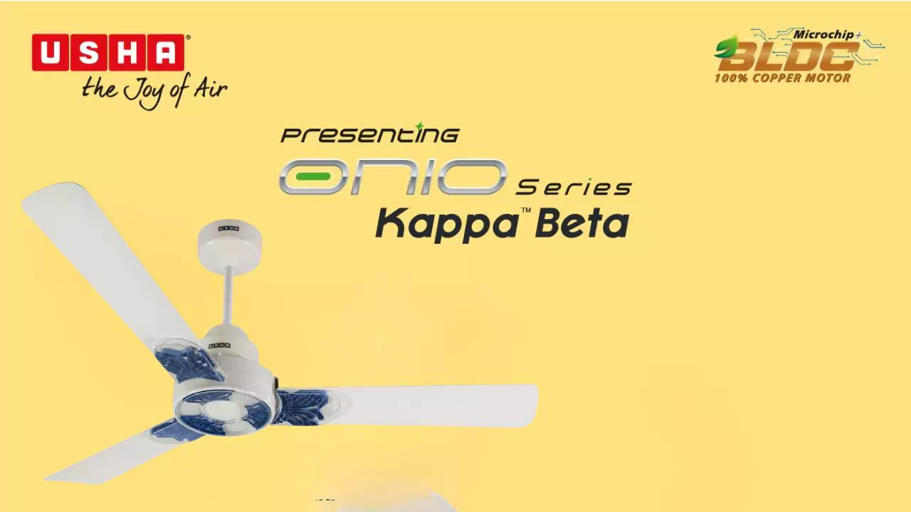 USHA Onio Kappa Beta BLDC Ceiling Fan Launched in india