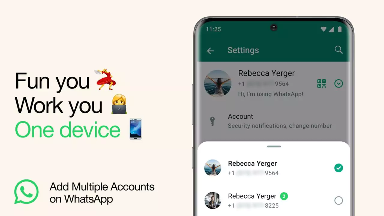 WhatsApp Introduces Multi-Account Feature