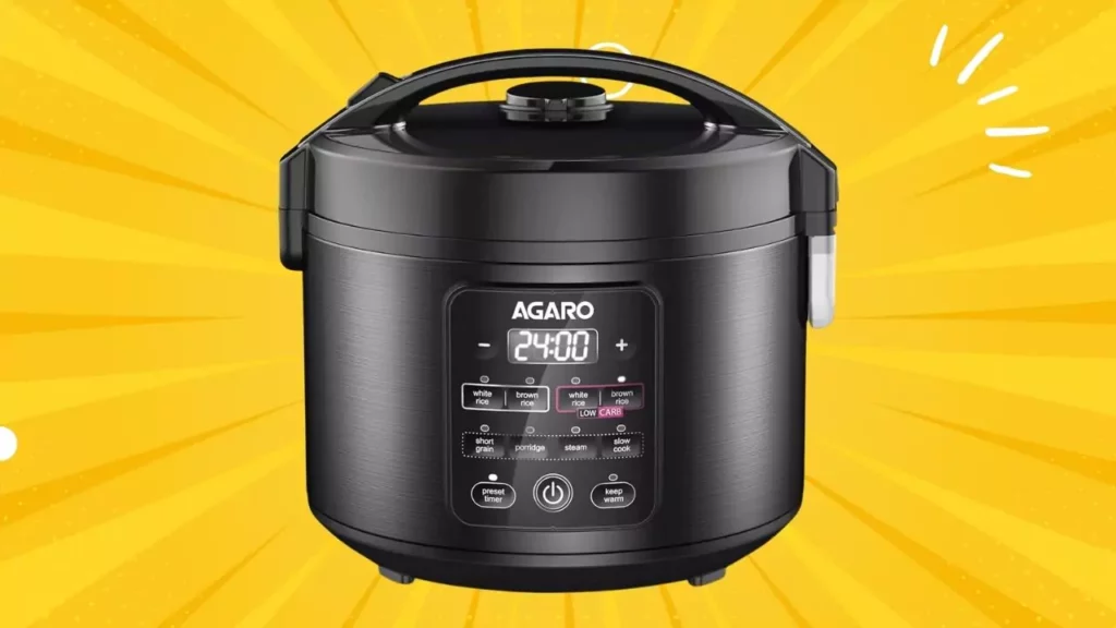 AGARO Regal Electric Rice Cooker, 3 Liters Ceramic Inner Bowl