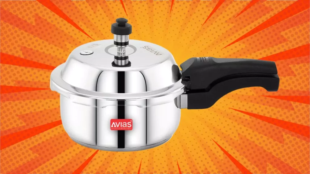 Avias Ceres Stainless Steel Outer Lid Pressure Cooker 