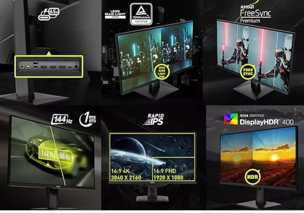 MSI MAG 274UPF Monitor Features